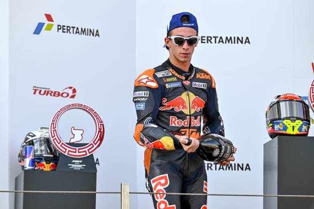 MOTO - MOTO GP - GRAND PRIX OF INDONESIA 2026 ACOSTA Pedro (spa), Red Bull KTM Factory Racing, KTM RC16, podium, portrait during the 2025 MotoGP Pertamina Grand Prix of Indonesia on the Mandalika circuit from October 3 to 5, At West Nusa Tenggara, Indonesia - West Nusa TenggaraIndonesia  Copyright: xGIGIxSOLDANOx