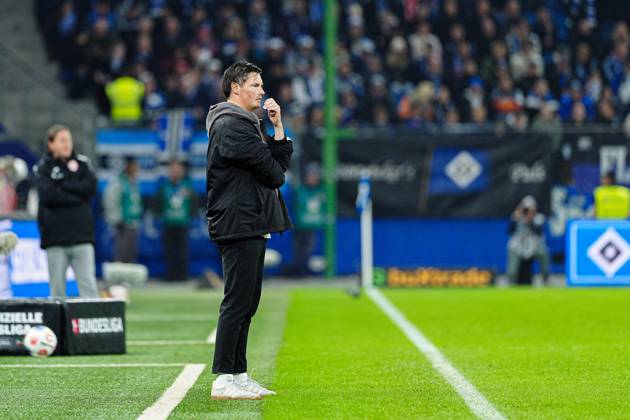 Merlin Polzin Hamburger SV, Coach GER, Hamburger SV vs FSV Mainz 05, Football, 1 Bundesliga, Matchday 6, Season 2025 2026, 05 10 2025 GER, Hamburger SV vs FSV Mainz 05, Football, 1 Bundesliga, Matchday 6, Season 2025 2026, 05 10 2025 Hamburg Copyright: xEibner-Pressefoto MarcelxvonxFehrnx EP_MFN