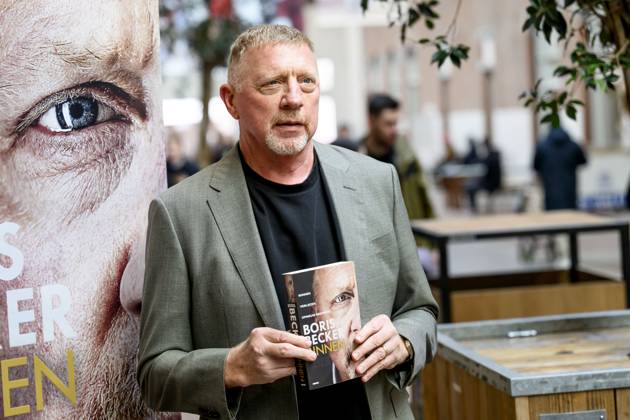 Amsterdam, The Netherlands, 2025-10-08 17:39:14 AMSTERDAM, 08-10-2025, De Hallen Boris Becker before the program Eva in connection with his book Binnen. PHOTO: NLBeeld Patrick van Emst Credit: NL Beeld Patrick van Emst Copyright: xx x