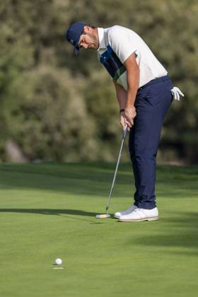 October 9, 2025, Madrid, Madrid, Spain: NACHO ELVIRA during the matchday of the Open de EspaoÂ±a presented by Madrid, held at the Club de Campo Villa de Madrid on October 9, 2025, in Madrid, Spain. Madrid Spain - ZUMAc312 20251009_zsp_c312_248 Copyright: xOscarxManuelxSanchezx