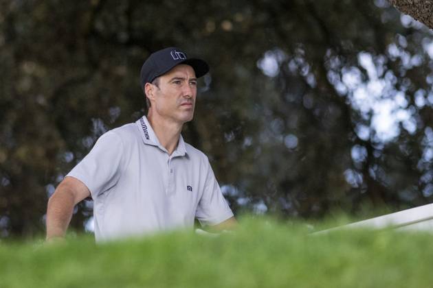 October 10, 2025, Madrid, Madrid, Spain: ROSS FISHER, taking the first shot from hole 1 during the matchday of the Open de EspaoÂ±a presented by Madrid, held at the Club de Campo Villa de Madrid on October 10, 2025, in Madrid, Spain. Madrid Spain - ZUMAc312 20251010_zsp_c312_094 Copyright: xOscarxManuelxSanchezx