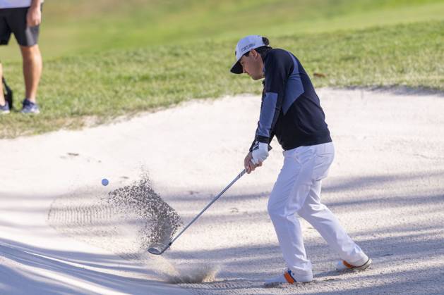 October 11, 2025, Madrid, Madrid, Spain: DARIUS VAN DRIEL during the matchday of the Open de EspaoÂ±a presented by Madrid, held at the Club de Campo Villa de Madrid on October 11, 2025, in Madrid, Spain. Madrid Spain - ZUMAc312 20251011_zsp_c312_005 Copyright: xOscarxManuelxSanchezx