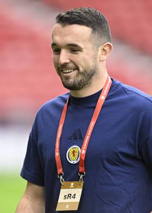 Glasgow, Scotland, 12th October 2025. John McGinn of Scotland during the Scotland vs Belarus FIFA World Cup, WM, Weltmeisterschaft, Fussball European Qualifying match at Hampden Park, Glasgow. Picture credit should read: Neil Hanna Sportimage EDITORIAL USE ONLY. No use with unauthorised audio, video, data, fixture lists, club league logos or live services. Online in-match use limited to 120 images, no video emulation. No use in betting, games or single club league player publications. SPI_017_NH_Scotland_Belarus SPI-4211-0017