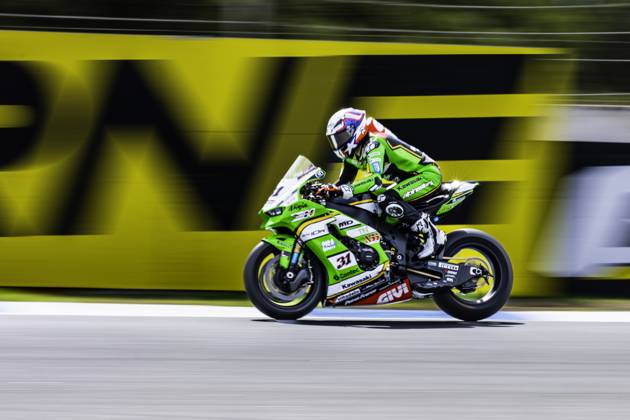 October 12, 2025, Cascais, Lisbon, Portugal: Garrett Gerloff in action during the WorldSBK Championship Race 2 at the Estoril Circuit, Portugal, on October 12, 2025. Cascais Portugal - ZUMAr200 20251012_zsp_r200_058 Copyright: xNunoxReisinhox