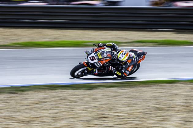 October 12, 2025, Cascais, Lisbon, Portugal: Yari Montella in action during the WorldSBK Championship Race 2 at the Estoril Circuit, Portugal, on October 12, 2025. Cascais Portugal - ZUMAr200 20251012_zsp_r200_070 Copyright: xNunoxReisinhox