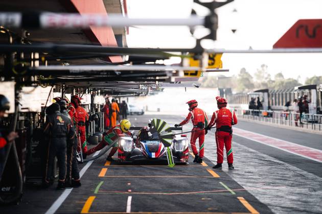 AUTO - ELMS - 4 HOURS OF PORTIMAO 2025 83 PERRODO Francois (fra),Matthieu VAXIVIERE (FRA), ROVERA Alessio (ita), AF Corse, Oreca 07, LMP2 Pro-Am, pitlane, during the 4 Hours of Portimao, 6th round of the 2025 European Le Mans Series on the Autodromo Internacional do Algarve from October 16 to 18, 2025 in Portimao, Portugal -  Copyright: xJoaoxFilipex