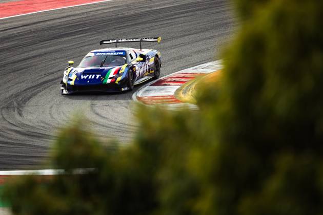 AUTO - MLC 2025 - PORTIMAO 51 COZZI Alessandro (mon), DONNO Eliseo (ita), AF Corse, Ferrari 296 GT3, LM GT3, action during the 6th round of the 2025 Michelin Le Mans Cup on the Autodromo Internacional do Algarve from October 16 to 18, 2025 in Portimao, Portugal - Copyright: xJoaoxFilipex