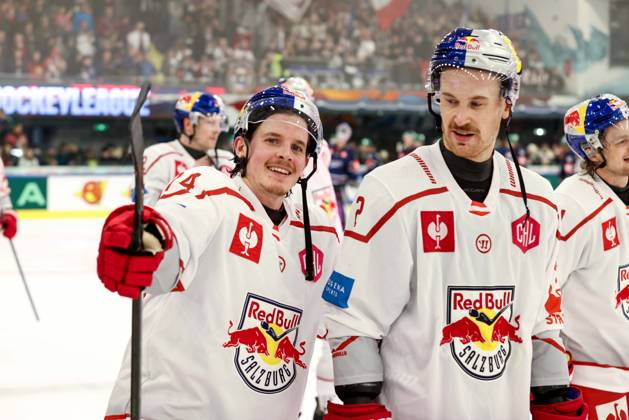 Ice hockey, Eishockey - CHL, EC RBS vs Berlin SALZBURG,AUSTRIA,15.OCT.25 - ICE HOCKEY - CHL, Champions Hockey League, group stage, EC Red Bull Salzburg vs Eisbaeren Berlin. Image shows Travis St.Denis (EC RBS).  GEPAxpictures xMathiasxMandl