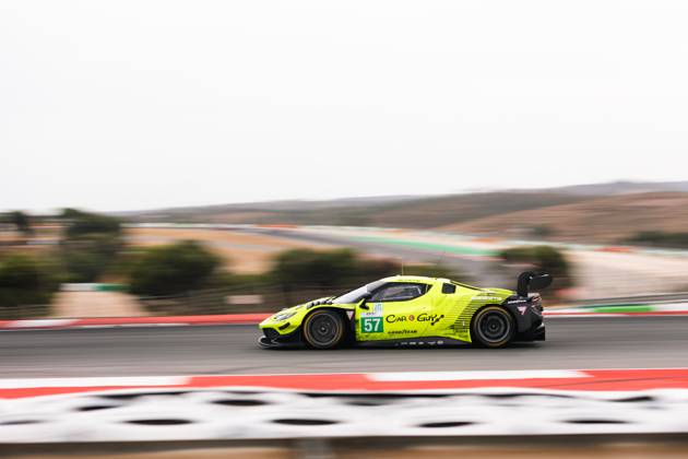 AUTO - ELMS - 4 HOURS OF PORTIMAO 2025 57 KIMURA Takeshi (jpn), SERRA Daniel (bra), TUCK Ben (grr), Kessel Racing, Ferrari 296 GT3, LMGT3, action during the 4 Hours of Portimao, 6th round of the 2025 European Le Mans Series on the Autodromo Internacional do Algarve from October 16 to 18, 2025 in Portimao, Portugal - Copyright: xJoaoxFilipex