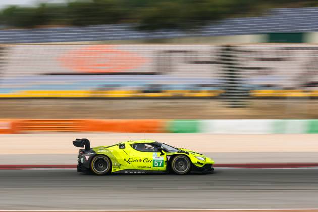 AUTO - ELMS - 4 HOURS OF PORTIMAO 2025 57 KIMURA Takeshi (jpn), SERRA Daniel (bra), TUCK Ben (grr), Kessel Racing, Ferrari 296 GT3, LMGT3, action during the 4 Hours of Portimao, 6th round of the 2025 European Le Mans Series on the Autodromo Internacional do Algarve from October 16 to 18, 2025 in Portimao, Portugal - Copyright: xJoaoxFilipex