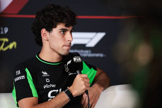 F1 - UNITED STATES GRAND PRIX 2025 BORTOLETO Gabriel (bra), Stake F1 Team Kick C45, portrait press conference, PK, Pressekonferenz during the 2025 Formula 1 United States Grand Prix, 19th round of the 2025 FIA Formula One World Championship, WM, Weltmeisterschaft from October 17 to 19, 2025 on the Circuit of the Americas, in Austin, Texas, United States of America - AustinUnited States Copyright: xEricxAlonsox