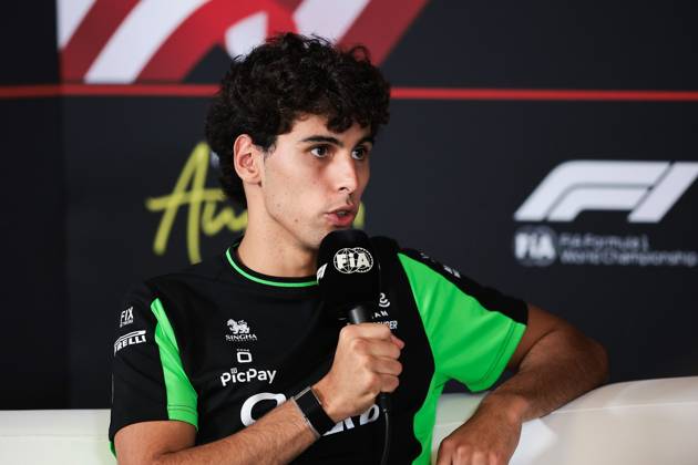 F1 - UNITED STATES GRAND PRIX 2025 BORTOLETO Gabriel (bra), Stake F1 Team Kick C45, portrait press conference, PK, Pressekonferenz during the 2025 Formula 1 United States Grand Prix, 19th round of the 2025 FIA Formula One World Championship, WM, Weltmeisterschaft from October 17 to 19, 2025 on the Circuit of the Americas, in Austin, Texas, United States of America - AustinUnited States Copyright: xEricxAlonsox