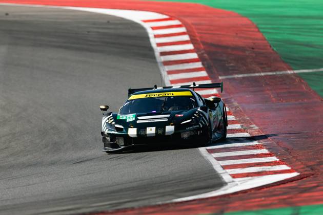 AUTO - ELMS - 4 HOURS OF PORTIMAO 2025 55 CAMERON Duncan (gbr), GRIFFIN Matt (irl), PEREL David (zaf), Spirit of Race, Ferrari 296 GT3, LMGT3, action during the 4 Hours of Portimao, 6th round of the 2025 European Le Mans Series on the Autodromo Internacional do Algarve from October 16 to 18, 2025 in Portimao, Portugal - Copyright: xJoaoxFilipex