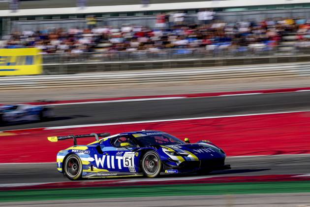 AUTO - MLC 2025 - PORTIMAO 51 COZZI Alessandro (mon), DONNO Eliseo (ita), AF Corse, Ferrari 296 GT3, LM GT3, action during the 6th round of the 2025 Michelin Le Mans Cup on the Autodromo Internacional do Algarve from October 16 to 18, 2025 in Portimao, Portugal - PortimaoPortugal Copyright: xPauloxMariax