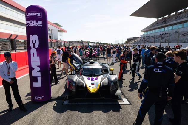 AUTO - ELMS - 4 HOURS OF PORTIMAO 2025 17 CLOSMENIL Adrien (fra), JENSEN Theodor (dnk), LANCHERE Paul (fra), CLX Motorsport, Ligier JS P325, LMP3, grid during the 4 Hours of Portimao, 6th round of the 2025 European Le Mans Series on the Autodromo Internacional do Algarve from October 16 to 18, 2025 in Portimao, Portugal -  Copyright: xJoaoxFilipex