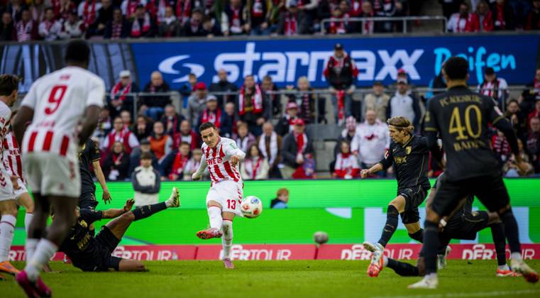 Cologne, Germany 18th Oct 2025 Goal for 1 1 by Said El Mala Köln 1 FC Köln FC Augsburg 18 10 2025