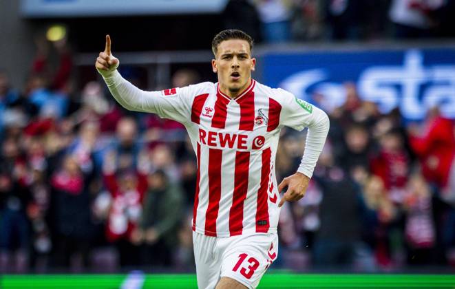 Cologne, Germany 18th Oct 2025 Goal celebration Said El Mala Köln 1 FC Köln FC Augsburg 18 10 2025