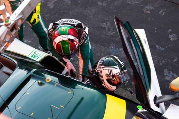 AUTO - ELMS - 4 HOURS OF PORTIMAO 2025 55 CAMERON Duncan (gbr), GRIFFIN Matt (irl), PEREL David (zaf), Spirit of Race, Ferrari 296 GT3, LMGT3, pitlane, during the 4 Hours of Portimao, 6th round of the 2025 European Le Mans Series on the Autodromo Internacional do Algarve from October 16 to 18, 2025 in Portimao, Portugal - Copyright: xJoaoxFilipex