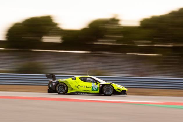AUTO - ELMS - 4 HOURS OF PORTIMAO 2025 57 KIMURA Takeshi (jpn), SERRA Daniel (bra), TUCK Ben (grr), Kessel Racing, Ferrari 296 GT3, LMGT3, action during the 4 Hours of Portimao, 6th round of the 2025 European Le Mans Series on the Autodromo Internacional do Algarve from October 16 to 18, 2025 in Portimao, Portugal - Copyright: xJoaoxFilipex