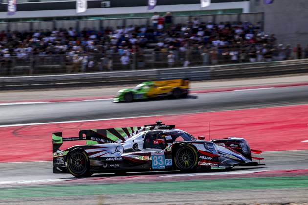 AUTO - ELMS - 4 HOURS OF PORTIMAO 2025 83 PERRODO Francois (fra),Matthieu VAXIVIERE (FRA), ROVERA Alessio (ita), AF Corse, Oreca 07, LMP2 Pro-Am, action during the 4 Hours of Portimao, 6th round of the 2025 European Le Mans Series on the Autodromo Internacional do Algarve from October 16 to 18, 2025 in Portimao, Portugal - PortimaoPortugal  Copyright: xPauloxMariax