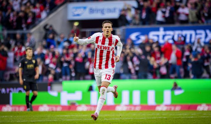 Cologne, Germany 18th Oct 2025 Goal celebration Said El Mala Köln 1 FC Köln FC Augsburg 18 10 2025