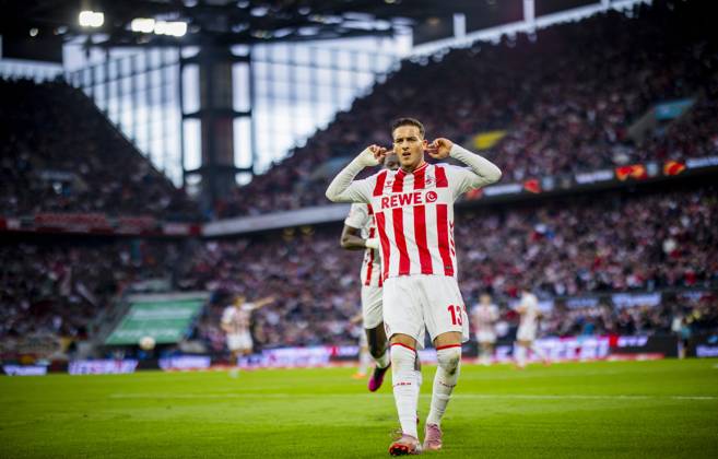 Cologne, Germany 18th Oct 2025 Goal celebration Said El Mala Köln 1 FC Köln FC Augsburg 18 10 2025