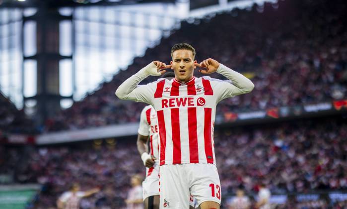 Cologne, Germany 18th Oct 2025 Goal celebration Said El Mala Köln 1 FC Köln FC Augsburg 18 10 2025