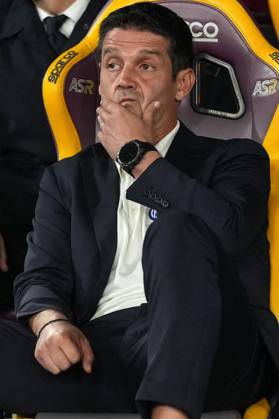 Cristian Chivu, head coach of FC Internazionale, during the Serie A 2025 2026 football match between AS Roma and FC Internazionale at Stadio Olimpico in Rome (Italy), October 18, 2025. antoniettaxbaldassarre