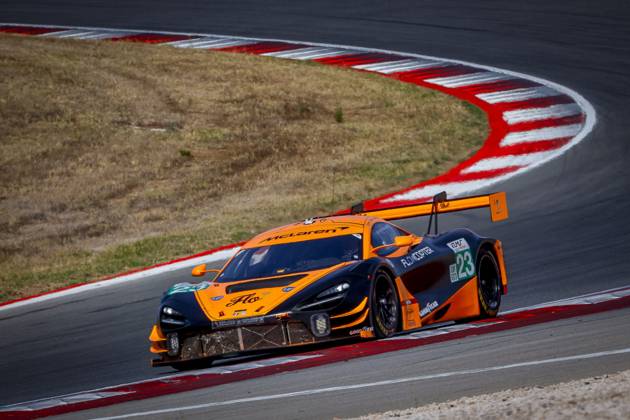 AUTO - ELMS - 4 HOURS OF PORTIMAO 2025 23 BIRCH Michael (gbr), PATTERSON Garnet (aus), BOYD Wayne (gbr), United Autosports, McLaren 720S GT3 Eco, LMGT3, action during the 4 Hours of Portimao, 6th round of the 2025 European Le Mans Series on the Autodromo Internacional do Algarve from October 16 to 18, 2025 in Portimao, Portugal - PortimaoPortugal  Copyright: xPauloxMariax