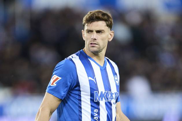 October 20, 2025, Vitoria, Alava, SPAIN: Lucas Boye of Deportivo Alaves looks on during the LaLiga EA Sports match between Deportivo Alaves and Valencia CF at Mendizorrotza on October 20, 2025, in Vitoria, Spain. Vitoria SPAIN - ZUMAa181 20251020_zaa_a181_172 Copyright: xRicardoxLarreinax