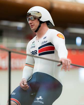 2025 Tissot UCI Track World Championships Picture by Alex Whitehead SWpix.com - 20 10 2025 - Cycling - 2025 Tissot UCI Track World Championships - Velodromo PenalolÃ n, Santiago, Chile - Training - Matthew Richardson of Great Britain. Santiago Velodromo Parque PenalolÃ n Chile Copyright: x xSWpix.comx(t axPhotographyxHubxLtd)xAlexxWhitehead SWpix.comx SWP-3030-10335