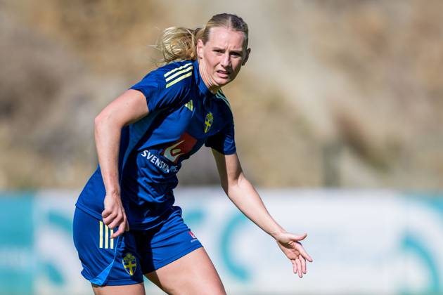251022 Stina Blackstenius of the Swedish women s national football team on October 22, 2025 in Benahavis Photo Ludvig Thunman BILDBYRAN code LT LT0733 fotboll football soccer fotball träning practice training sverige sweden dam bbeng  Copyright: LUDVIGxTHUNMAN BB251022LT044