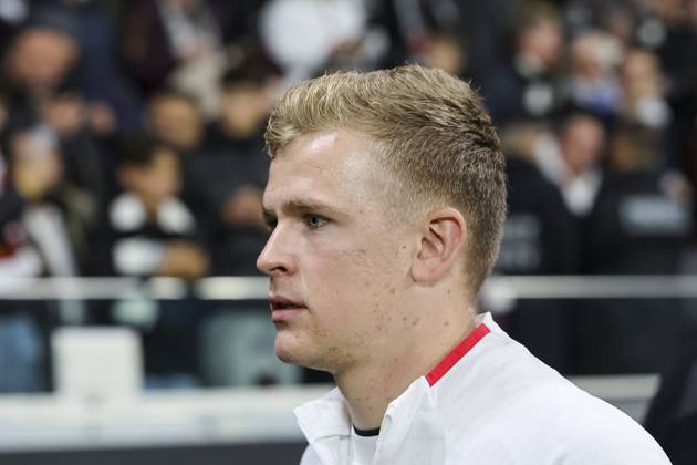 Jonathan Burkardt Eintracht Frankfurt, 09 , Germany, UEFA Champions League, Matchday 3, 2025 2026, Eintracht Frankfurt vs Liverpool FC, 22 10 2025, Frankfurt Stadion, Frankfurt, Germany Frankfurt Frankfurt Stadion Hessen Germany Copyright: xGrantxHubbsx