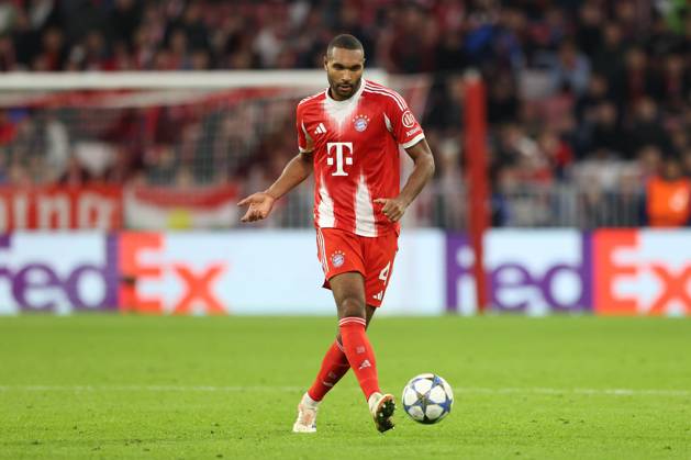 Jonathan Tah FC Bayern Muenchen, 04 with ball, GER, FC Bayern Muenchen vs Club Bruegge, Football, UEFA Champions League, League Phase, Matchday 3, Season 2025 2026, 22 10 2025, GER, FC Bayern Muenchen vs Club Bruegge, Football, UEFA Champions League, League Phase, Matchday 3, Season 2025 2026, 22 10 2025 Muenchen Copyright: xEibner-Pressefoto JennixMaulx EP_JML