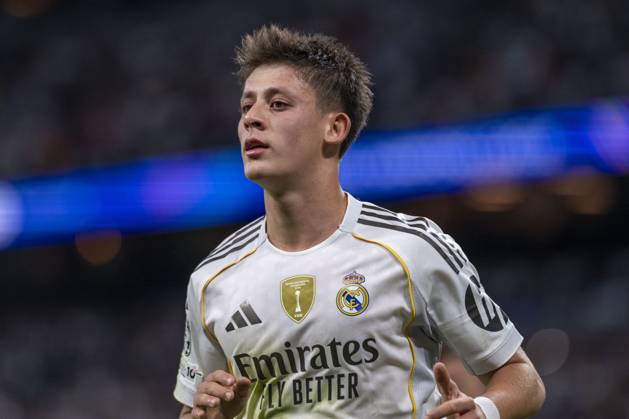 October 23, 2025, Madrid, Madrid, Spain: ARDA GULER of Real Madrid CF during the match on the third day of the group stage of the 2025 26 UEFA Champions League between REAL MADRID C.F. vs JUVENTUS DE TURIN, played at the Santiago Bernabeu Stadium on October 22, 2025, in Madrid, Spain. Madrid Spain - ZUMAc312 20251023_zsp_c312_117 Copyright: xOscarxManuelxSanchezx