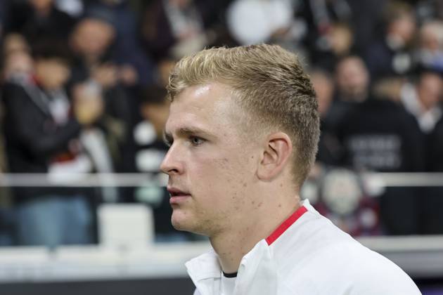 Jonathan Burkardt Eintracht Frankfurt, 09 , Germany, UEFA Champions League, Matchday 3, 2025 2026, Eintracht Frankfurt vs Liverpool FC, 22 10 2025, Frankfurt Stadion, Frankfurt, Germany Frankfurt Frankfurt Stadion Hessen Germany Copyright: xGrantxHubbsx