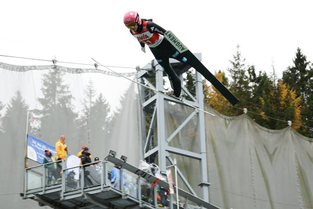 25 10 2025, Ski Jumping, Ladies, FIS Summer Grand Prix, Final Individual Competition Juliane Seyfarth GER Klingenthal Vogtland Arena Saxony Germany