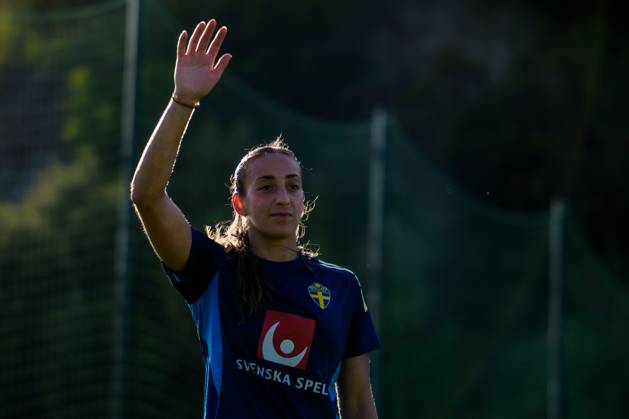 251025 Rosa Kafaji of the Swedish women s national football team on October 25, 2025 in Benahavis Photo Ludvig Thunman BILDBYRAN code LT LT0736 fotboll football soccer fotball träning practice training sverige sweden dam bbeng  Copyright: LUDVIGxTHUNMAN BB251025LT022