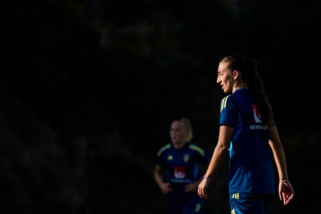 251025 Rosa Kafaji of the Swedish women s national football team on October 25, 2025 in Benahavis Photo Ludvig Thunman BILDBYRAN code LT LT0736 fotboll football soccer fotball träning practice training sverige sweden dam bbeng  Copyright: LUDVIGxTHUNMAN BB251025LT039