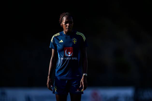 251025 Monica Jusu Bah of the Swedish women s national football team on October 25, 2025 in Benahavis Photo Ludvig Thunman BILDBYRAN code LT LT0736 fotboll football soccer fotball träning practice training sverige sweden dam bbeng  Copyright: LUDVIGxTHUNMAN BB251025LT042
