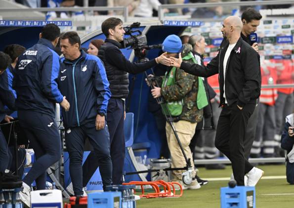 after the end of the match final cheers, joy, happiness, jubilation Coach Christian Ilzer TSG 1899 Hoffenheim TSG 1899 Hoffenheim vs 1 FC Heidenheim 1846 FCH 25 10 2025 DFL REGULATIONS PROHIBIT ANY USE OF PHOTOGRAPHS AS IMAGE SEQUENCES AND OR QUASI VIDEO TSG 1899 Hoffenheim vs 1 FC Heidenheim 1846 FCH