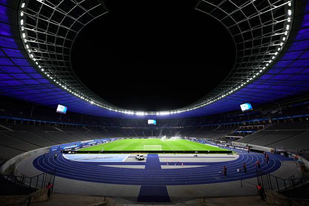 Mood picture Olympiastadion Berlin, GER, Hertha BSC vs ,Fortuna Duesseldorf, 2 Bundesliga, Season 2025 2026, 10 Matchday, 25 010 2025 DFL REGULATIONS PROHIBIT ANY USE OF PHOTOGRAPHS AS IMAGE SEQUENCES AND OR QUASI VIDEO GER, Hertha BSC vs ,Fortuna Duesseldorf, 2 Bundesliga, Season 2025 2026, 10 Matchday, 25 010 2025 Berlin Copyright: xEibner-Pressefotox xClaudiusxRauchx EP_CRH