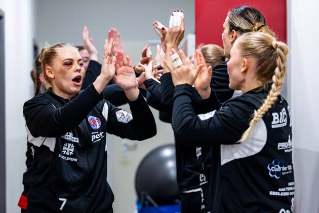 25 10 2025, GER, Handball, Women, Season 2025 2026, Alsco 1 Bl, 6 Matchday, Thueringer HC VfL Oldenburg Lotta Heider Thueringer HC,7 99947 Bad Langensalza Salza Halle Sporthalle Mehrz Thüringen Germany