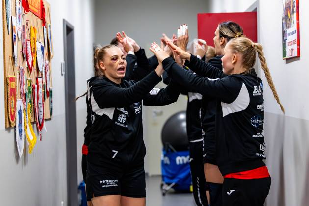 25 10 2025, GER, Handball, Women, Season 2025 2026, Alsco 1 Bl, 6 Matchday, Thueringer HC VfL Oldenburg Lotta Heider Thueringer HC,7 99947 Bad Langensalza Salza Halle Sporthalle Mehrz Thüringen Germany