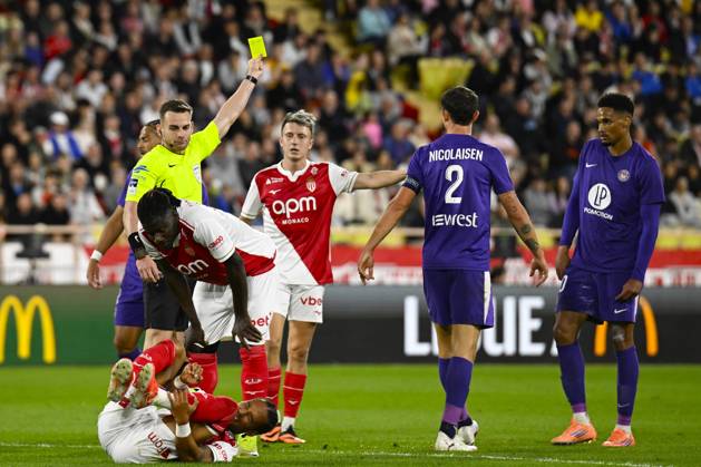 FOOTBALL : AS Monaco VS Toulouse FC - Ligue 1 McDonald s - 25 10 2025 Ligue 1 McDonald s match between AS Monaco and Toulouse FC on October 25, 2025 at the Louis II Stadium in Monaco. MonacoMonaco Copyright: xWilliamxCannarellax