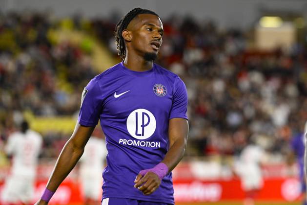 FOOTBALL : AS Monaco VS Toulouse FC - Ligue 1 McDonald s - 25 10 2025 Yann Gboho (TFC) - Ligue 1 McDonald s match between AS Monaco and Toulouse FC on October 25, 2025 at the Louis II Stadium in Monaco. MonacoMonaco Copyright: xWilliamxCannarellax