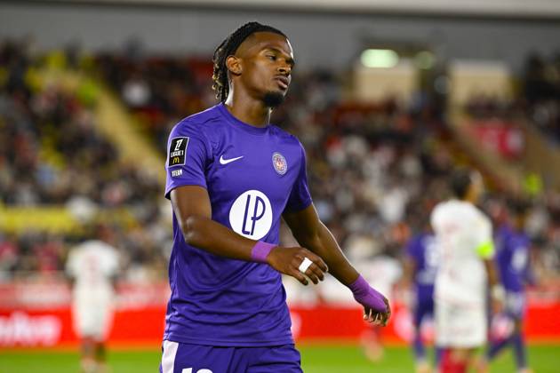 FOOTBALL : AS Monaco VS Toulouse FC - Ligue 1 McDonald s - 25 10 2025 Yann Gboho (TFC) - Ligue 1 McDonald s match between AS Monaco and Toulouse FC on October 25, 2025 at the Louis II Stadium in Monaco. MonacoMonaco Copyright: xWilliamxCannarellax