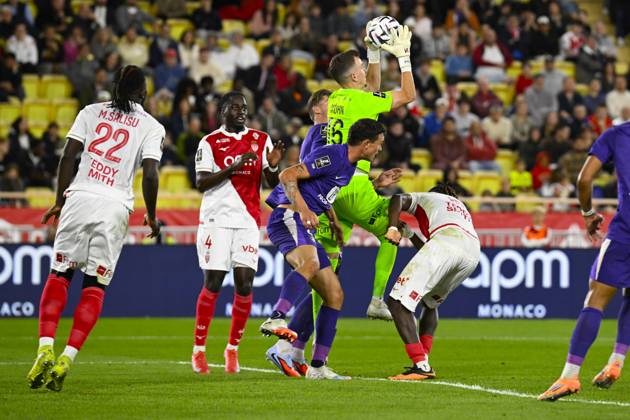 FOOTBALL : AS Monaco VS Toulouse FC - Ligue 1 McDonald s - 25 10 2025 Philipp Köhn (ASM) - Ligue 1 McDonald s match between AS Monaco and Toulouse FC on October 25, 2025 at the Louis II Stadium in Monaco. MonacoMonaco Copyright: xWilliamxCannarellax