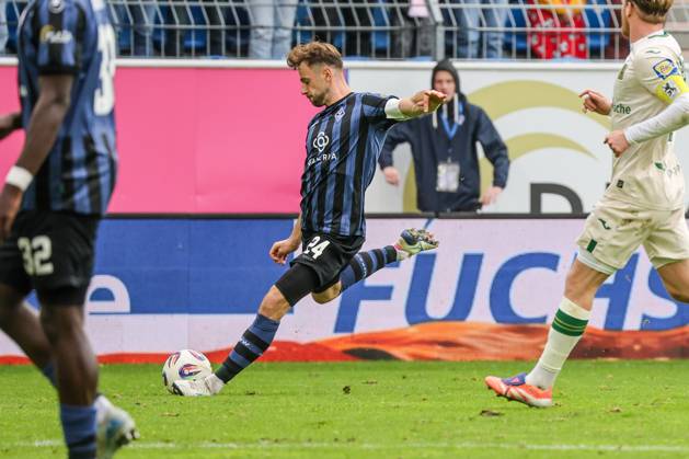 Lukas Klünter SV Waldhof Mannheim, 24 Soccer 3 League, Matchday 12, SV Waldhof Mannheim vs TSV 1860 Munich on 25 10 2025 at Mannheim Carl Benz Stadion , Germany Mannheim Carl Benz Stadion Germany Copyright: xFranzxReindelx