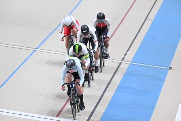 26-10-2025 World Championships Elite Women Track; Giornata 05; 2025, Australia; 2025, Ain; Mccaig, Alessia; Lysenko, Alina; Santiago Del Cile - Velodromo Penalolen;